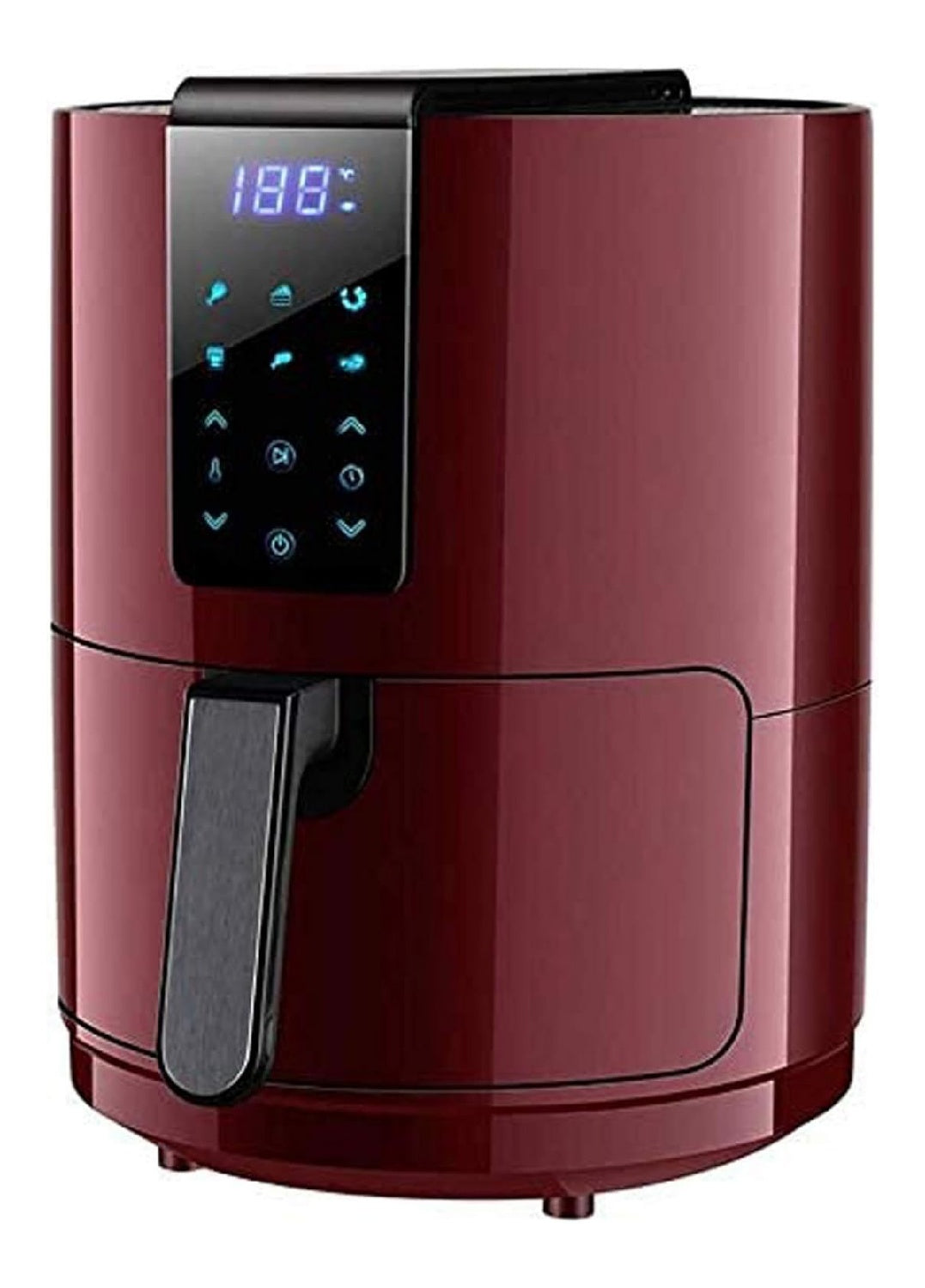 Friggitrice ad aria digitale con timer rosso 3.5 L