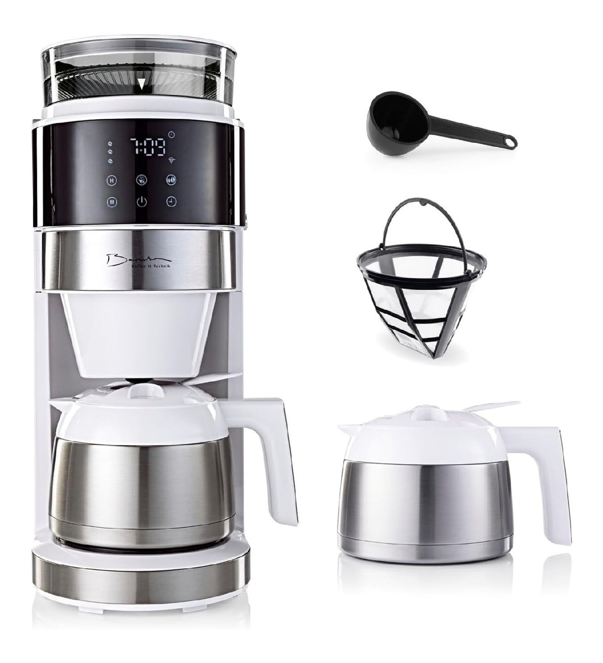 Macchina espresso 1.25 L digitale nero