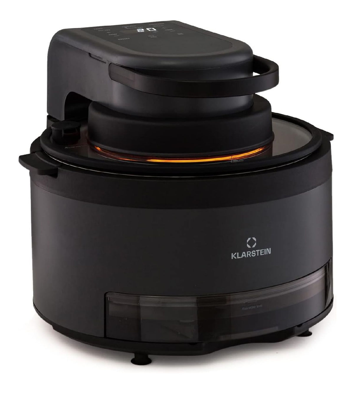 Friggitrice ad aria 5 L con comandi touch argento