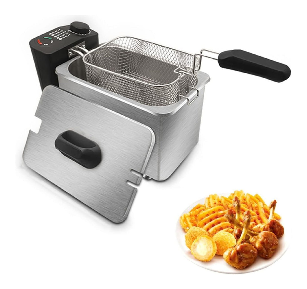 Friggitrici con comandi touch con timer oro