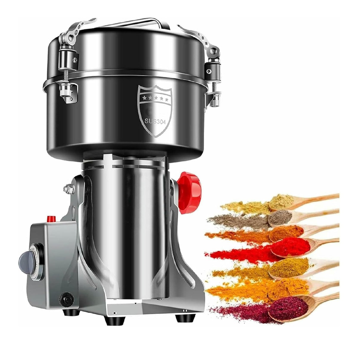 Macinacaffe da cucina con macinacaffe argento