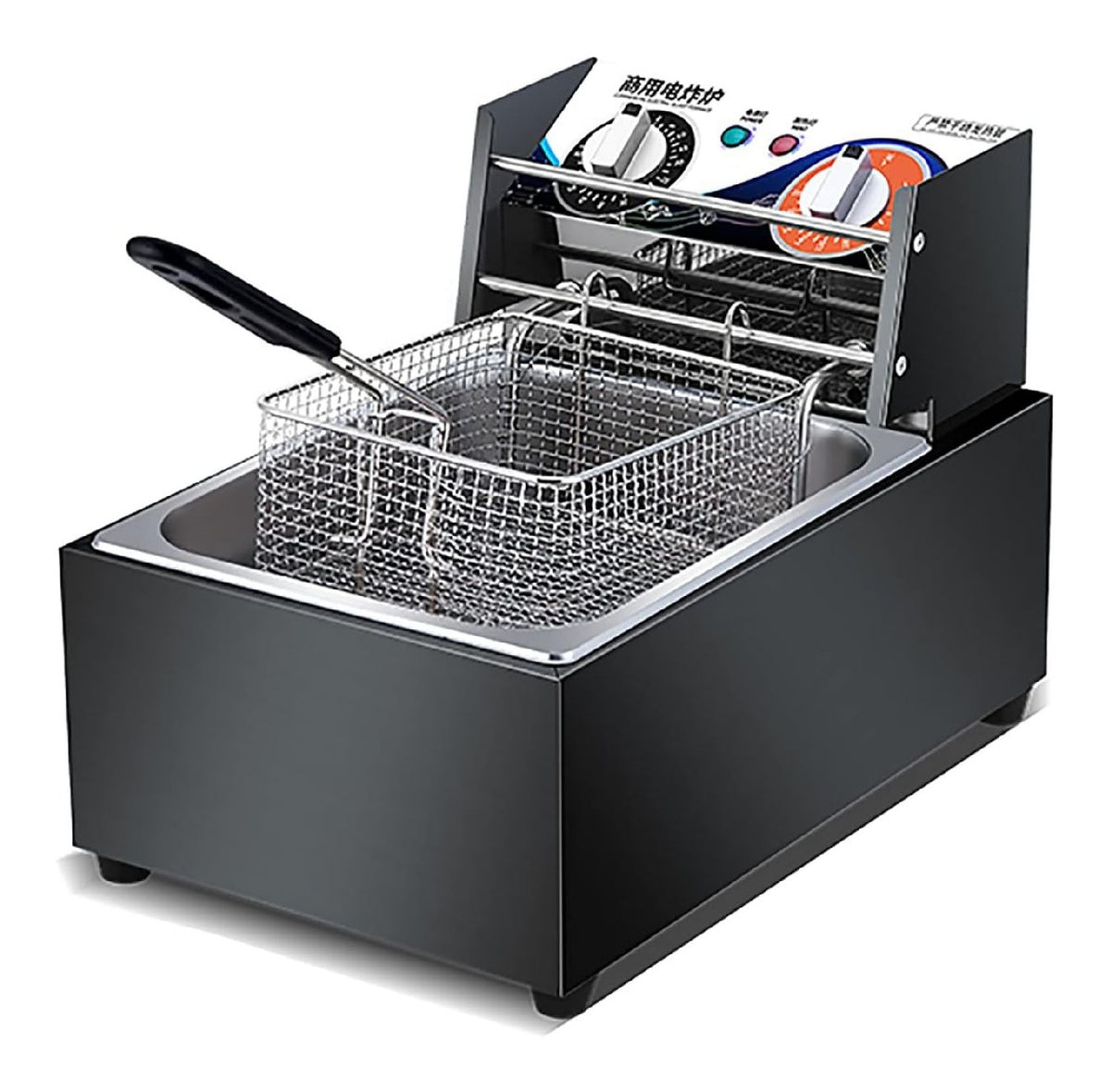 Friggitrice elettrica con timer oro