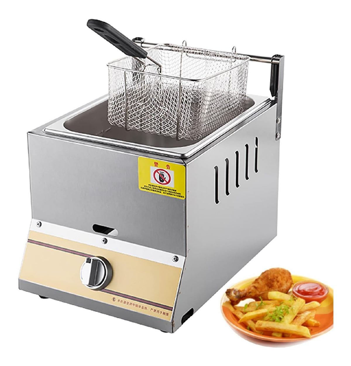Sistema per frittura Friggitrice Commerciale Cestello, Friggitrice Professionale