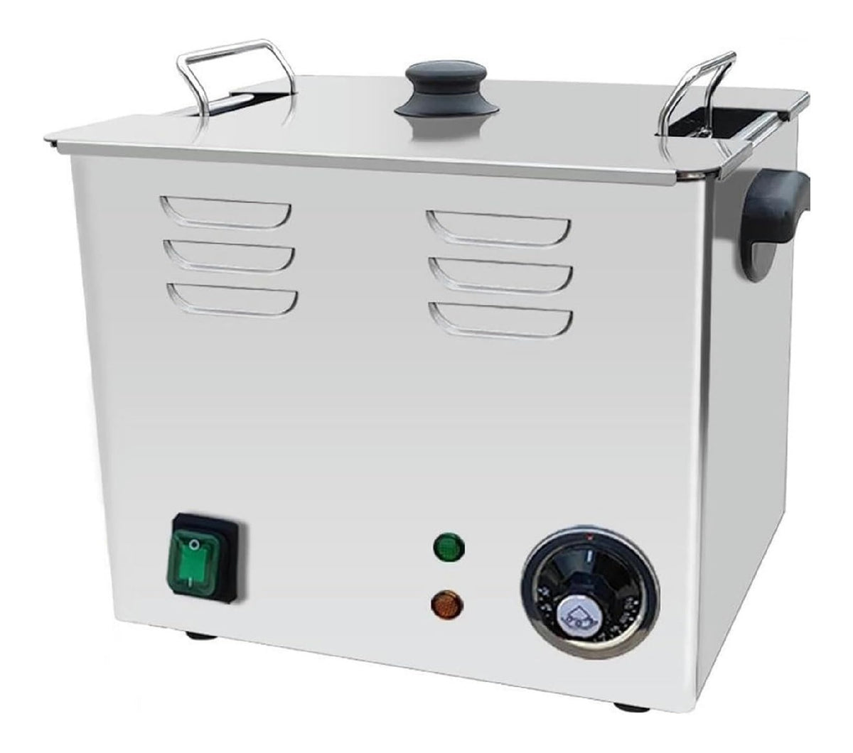 Cuociuova con comandi touch con timer nero