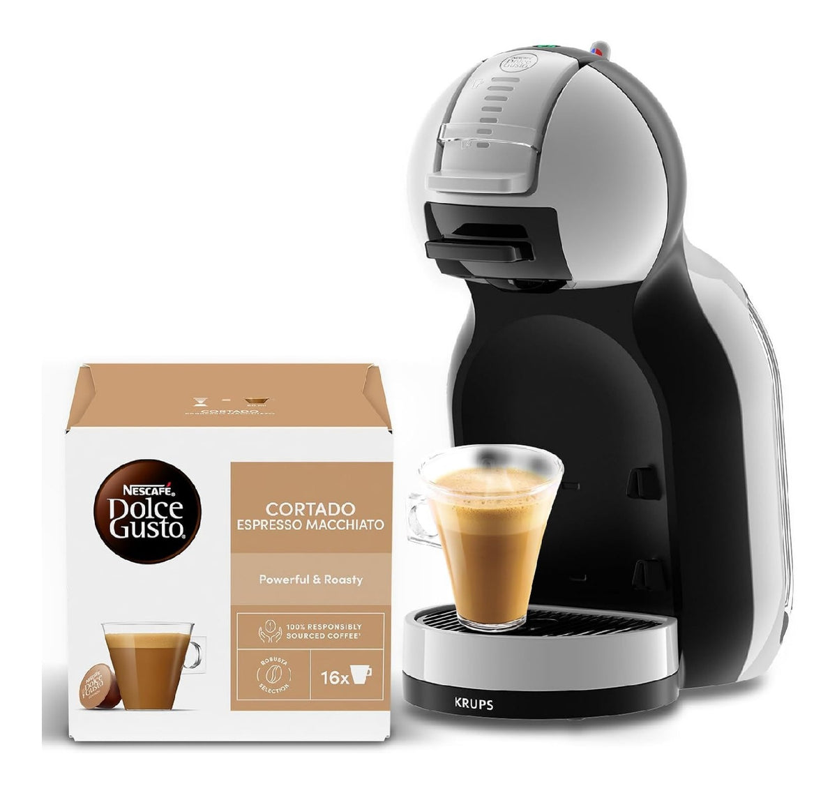 Krups Mini Me, Macchina per funzionamento automatico nero