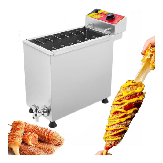 Friggitrice Elettrica Dog, Friggitrice Commerciale Friggitrice elettrica oro