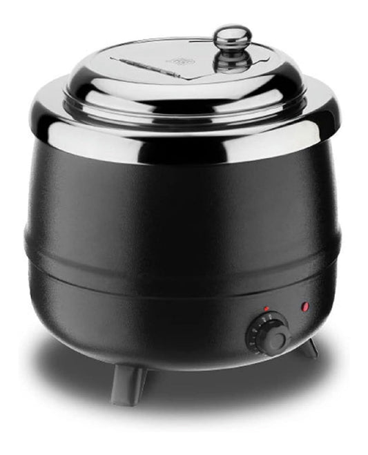 Litri Black Black Commercial Zuppa portatile temperatura regolabile nero
