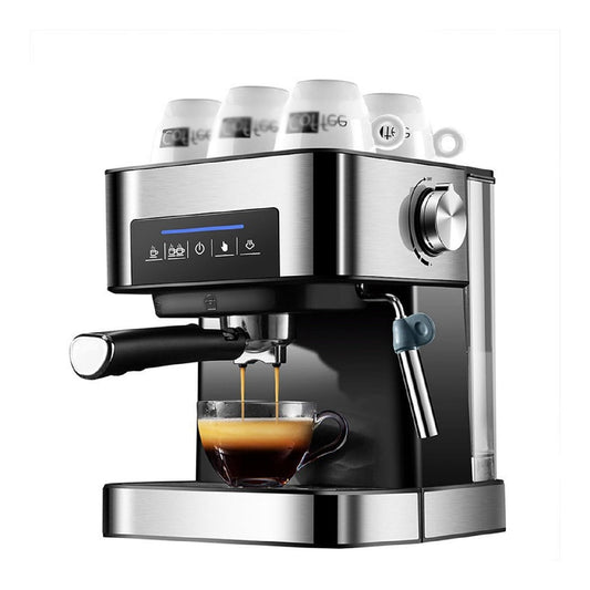 Macchinetta Caffe Espresso 1.6L,Automatica per funzionamento automatico funzione vapore crema