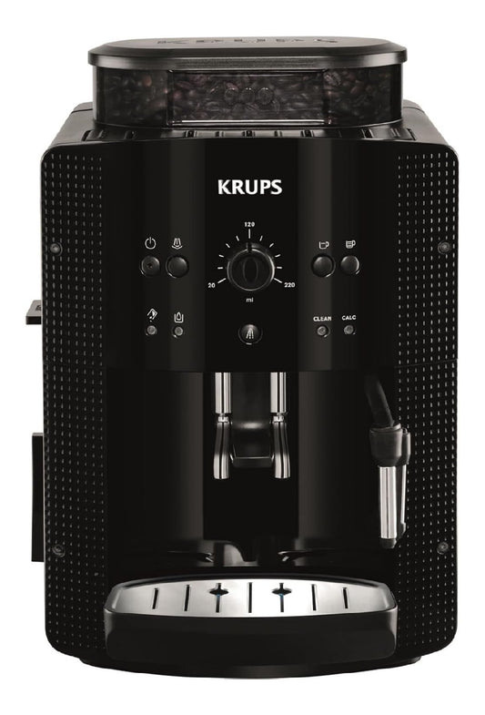 Essential Macchina per caffe espresso, funzionamento automatico funzione vapore nero