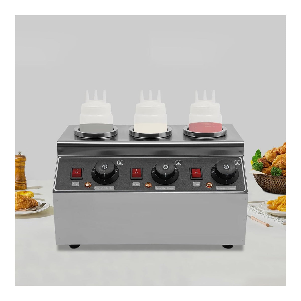 Apparecchio per uso domestico Cioccolato acciaio inox, salse, riscaldamento