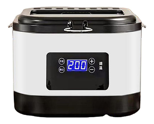 Friggitrice elettrica funzionamento automatico componenti lavabili bianco