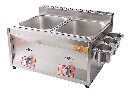 Friggitrice da cucina Friggitrice Doppia Commerciale, Friggitrice Banco