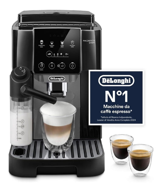 Con comandi touch macchina espresso funzionamento automatico grigio