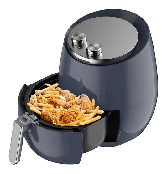 Friggitrice ad aria con comandi touch in acciaio inox bianco