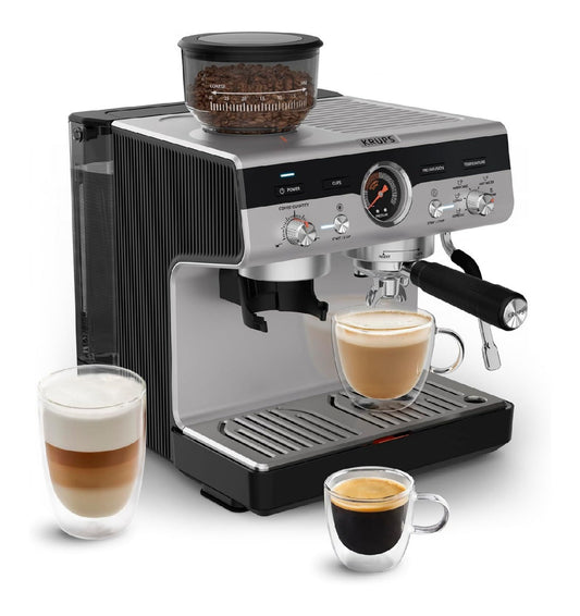 Funzione vapore macchina espresso nero