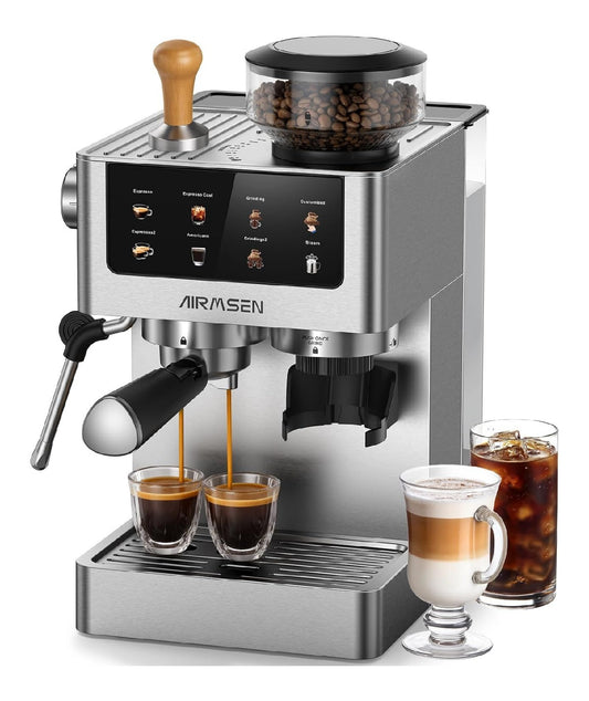 Macinacaffe elettrico 1.8 L con comandi touch crema