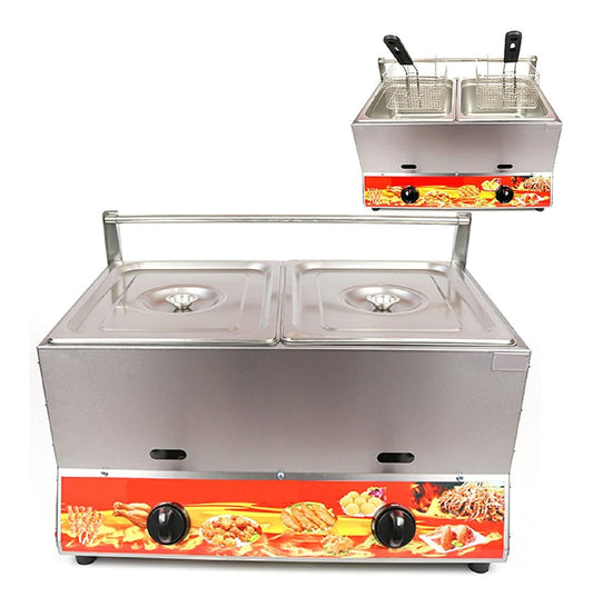 Con comandi touch friggitrice da cucina rosso