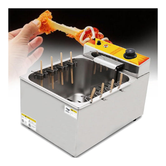 In acciaio inox friggitrice da cucina rosso