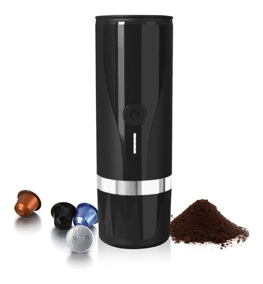 Funzionamento automatico mini macchina per caffe espresso portatile nero