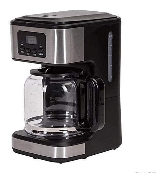 Macchina espresso con programmi automatici con timer nero