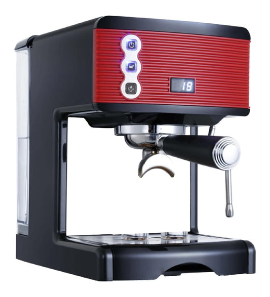 Espresso Deluxe Macchina Stainless Steel funzionamento automatico funzione vapore argento