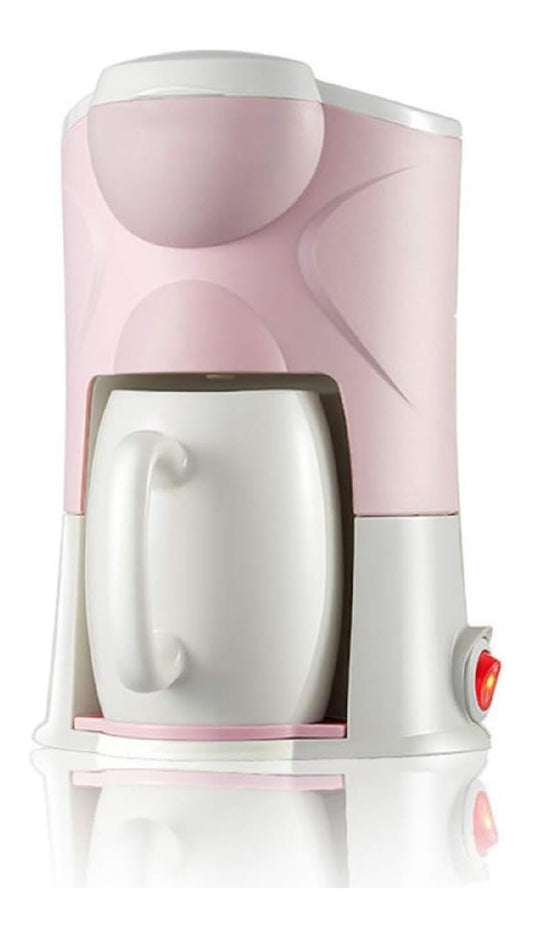 Macchina espresso portatile componenti lavabili rosa