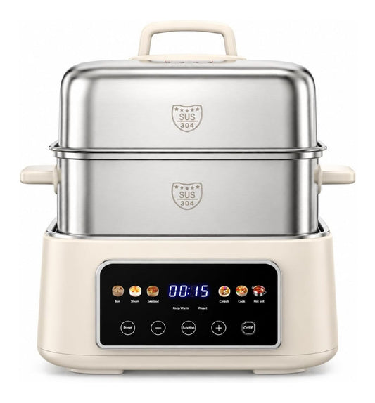 Apparecchio per uso domestico Fulgutonit Vaporiera elettrica acciaio inox