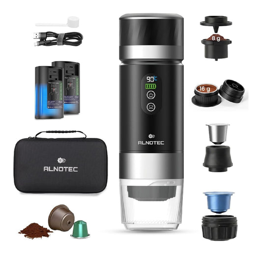 Macchina espresso portatile nero portatile