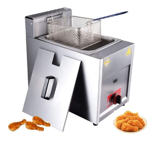 Friggitrice elettrica Friggitrice litri cestello, friggitrice banco