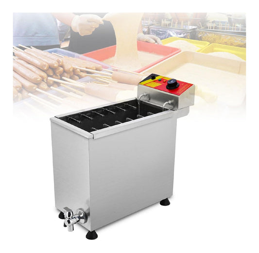 Friggitrice elettrica nero Macchina Formaggio Commerciale Litri