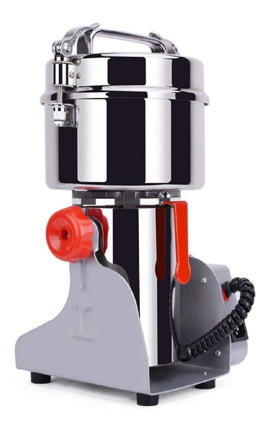 Con macinacaffe macinatore per caffe in acciaio inox argento