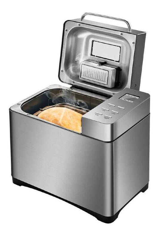 Macchina per pane 650 Watt, con timer funzionamento automatico argento
