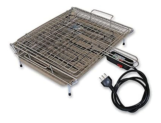 Elettrodomestico compatto Bistecchiera griglia elettrica acciaio inox