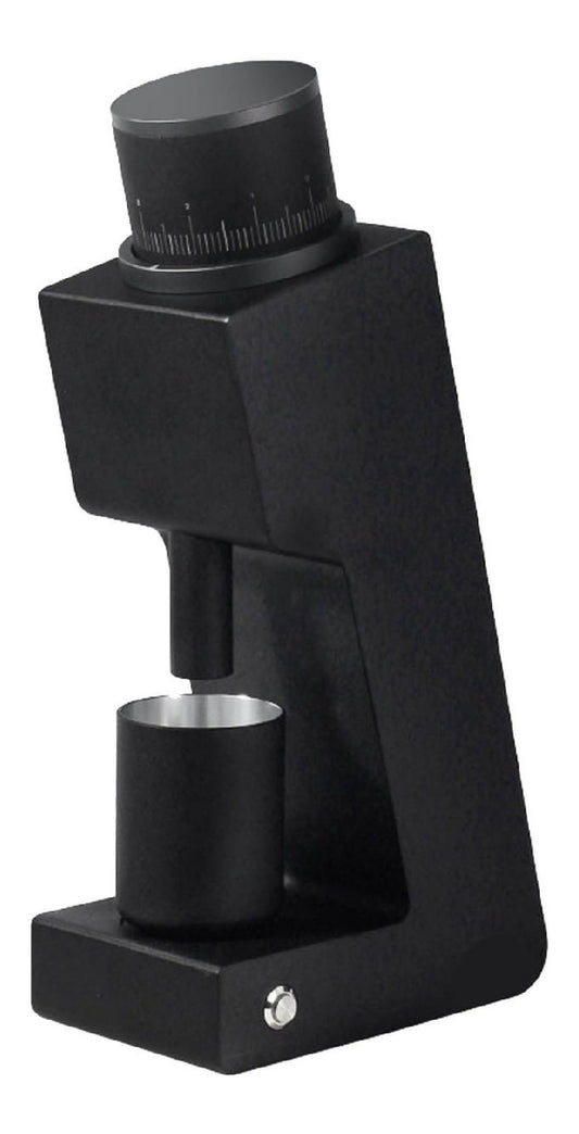 Macinacaffe elettrico nero funzionamento silenzioso