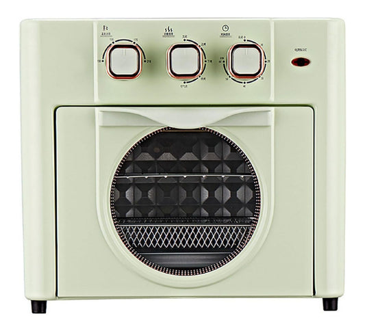 Friggitrice ad aria con timer verde Friggitrice aria multifunzione forno