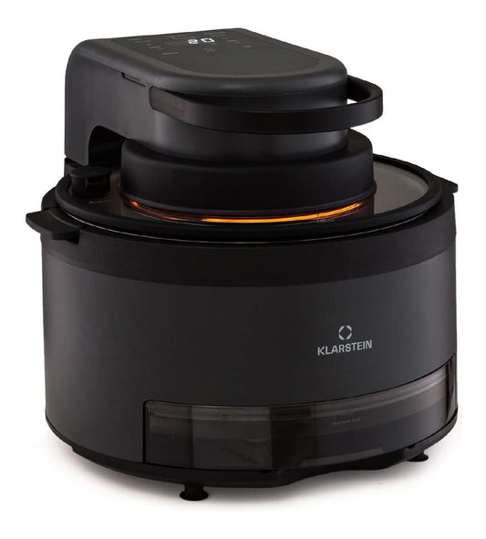 Friggitrice ad aria 5 L con comandi touch argento