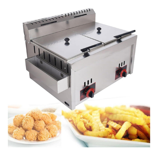 Friggitrice da cucina Friggitrice banco, friggitrice Commerciale, cestelli