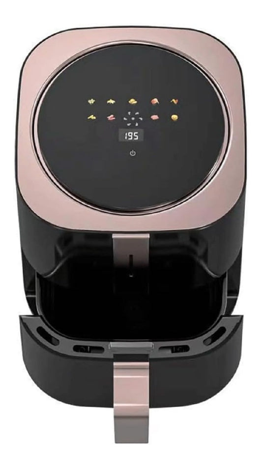 Con comandi touch friggitrice ad aria funzionamento automatico oro