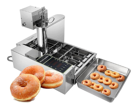 Friggitrice elettrica funzionamento automatico nero Macchina Ciambelle, Macchina Ciambelle