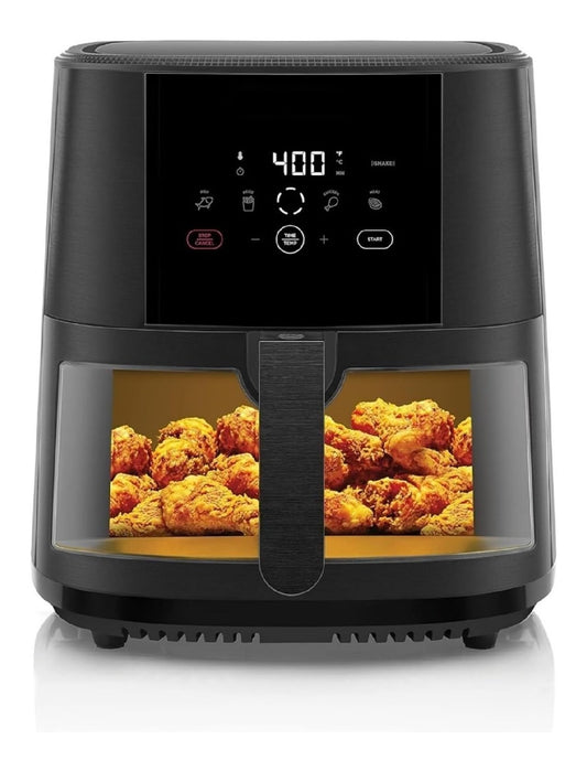 Prodotti alimentari essenziali aiutanti famiglia Friggitrice ad aria con comandi touch nero