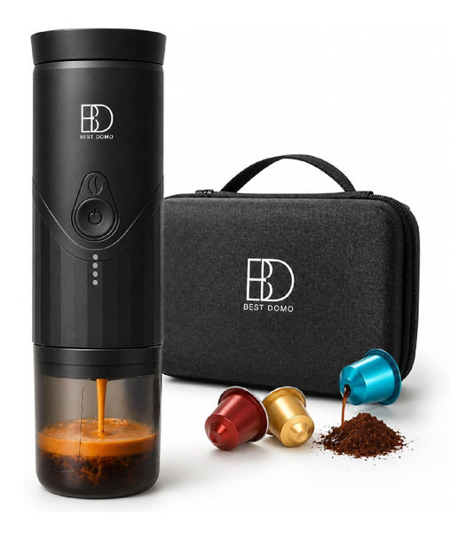 Funzionamento automatico macchina da caffe portatile rosso