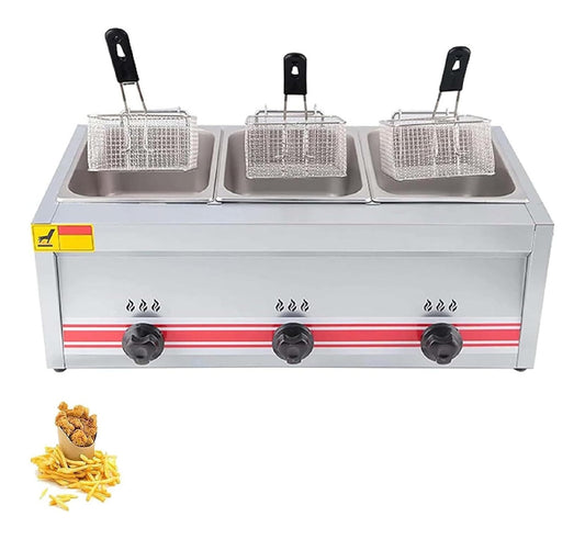 Friggitrice da cucina 10 L con comandi touch nero
