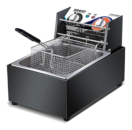 Friggitrice elettrica con timer oro