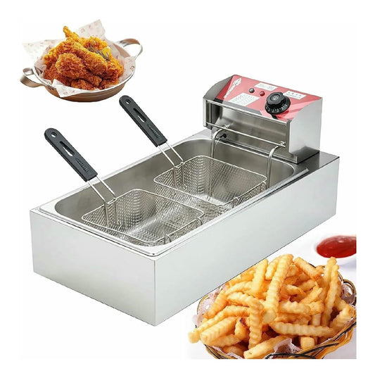 Friggitrice da cucina 12 L con comandi touch oro
