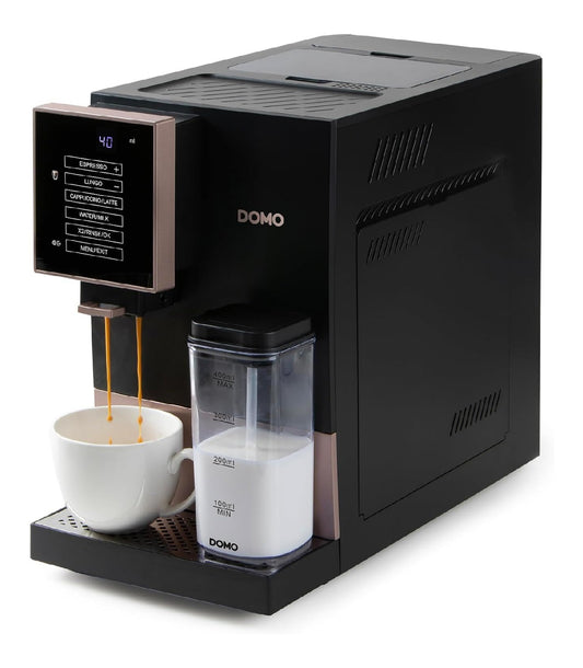 Macchina espresso 1.1 L con comandi touch nero