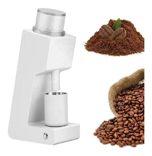 Macinacaffe elettrico funzionamento silenzioso con macinacaffe oro