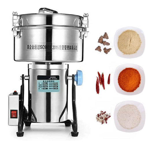 Mulino elettrico per cereali nero 20 kg con macinacaffe