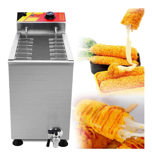 Friggitrice da cucina funzionamento automatico temperatura regolabile rame