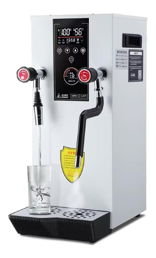 Bollitrice elettrica vapore con display funzionamento automatico funzione vapore bianco