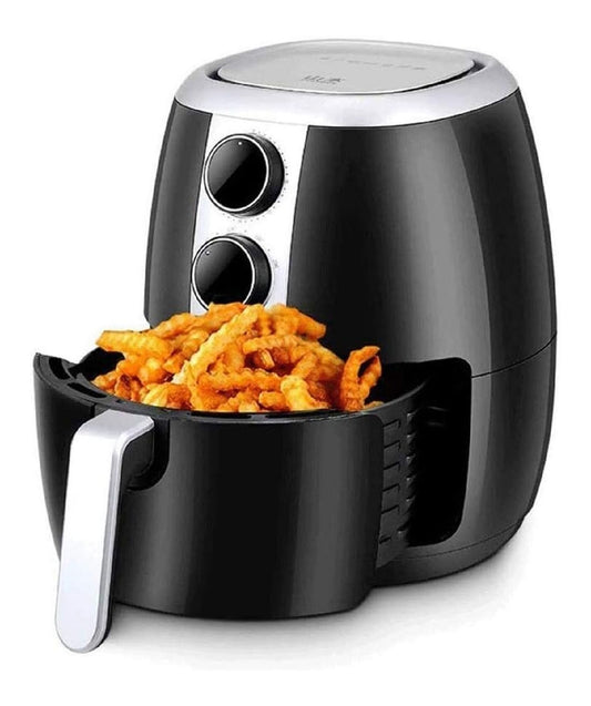 Friggitrice ad aria con timer funzionamento automatico nero 3.5 L con timer